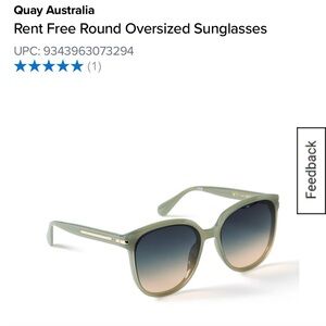Quay rent free sunglasses